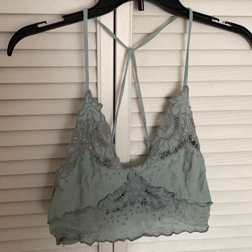 Free people Intimate bra light blue size large